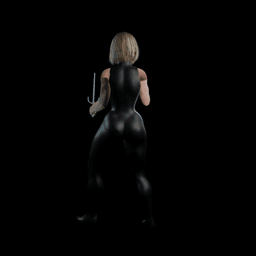 Blonde Assassin 3d model