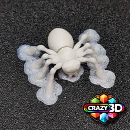 Crazy articulated Spider - Mini 44mm print possible !!! 3d model