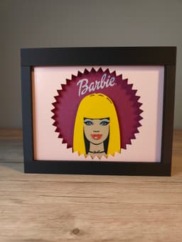 Barbie Shadow Box 3d model
