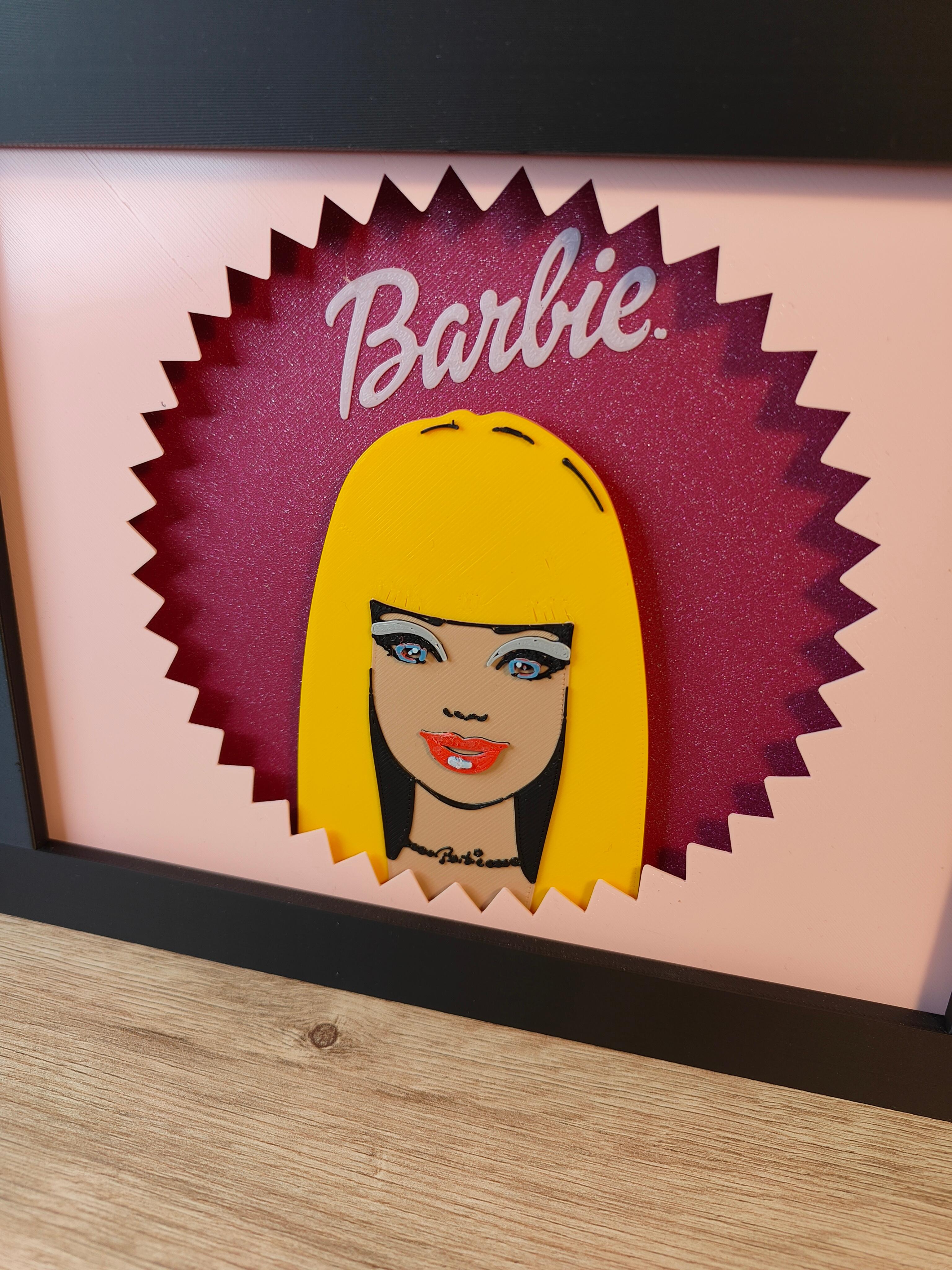 Barbie Shadow Box 3d model