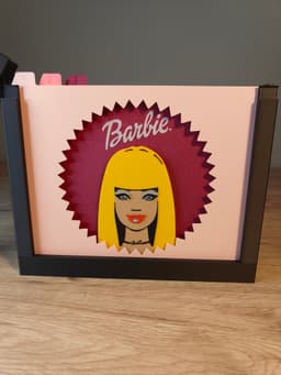 Barbie Shadow Box 3d model