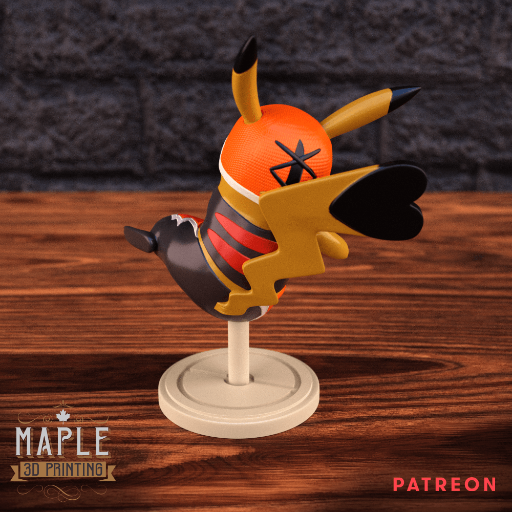 Pikachu Libre - Pokemon 3d model