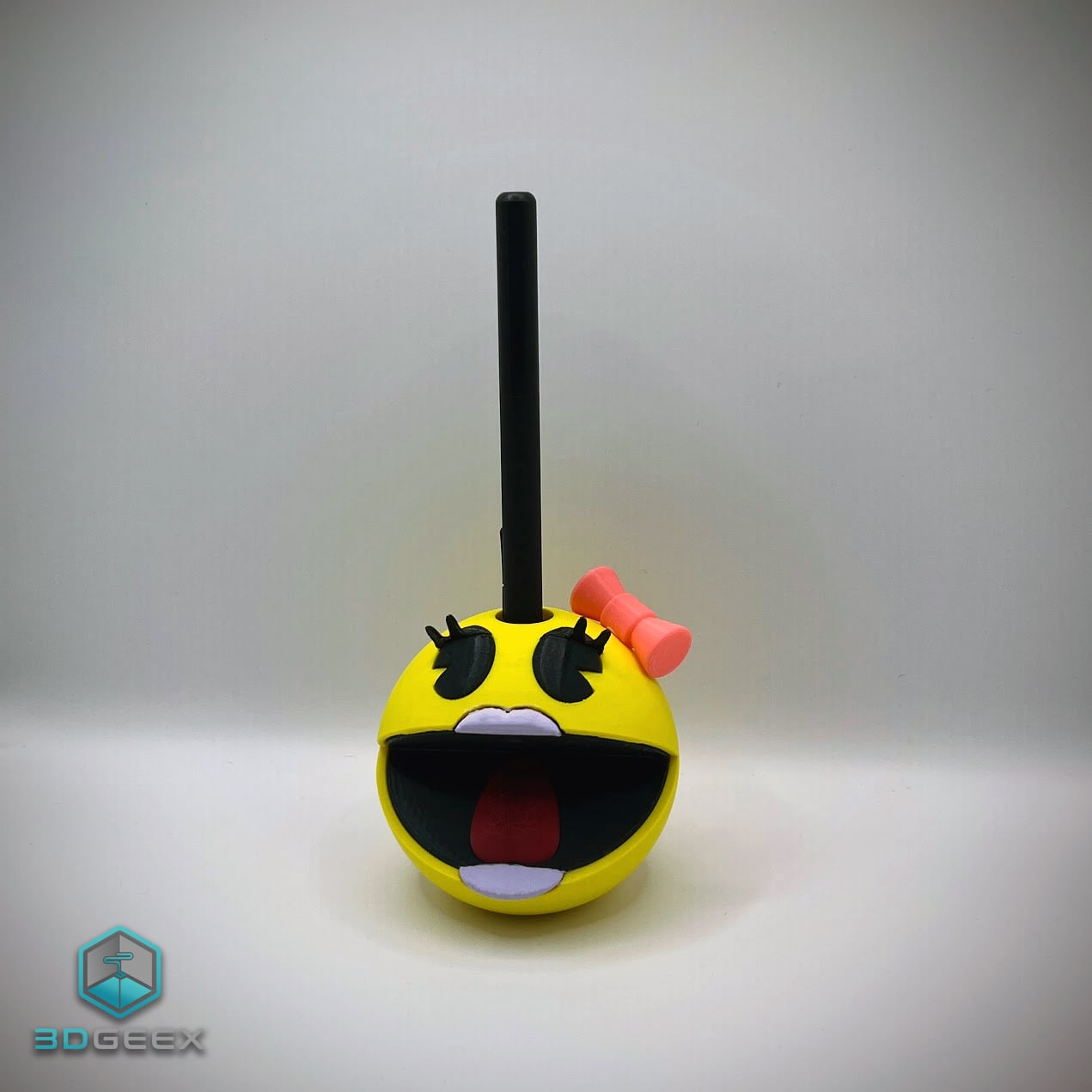Ms. Pac-Man Pencil Holder 3d model