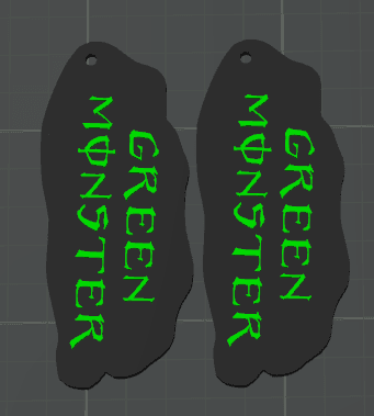 Made this for my son based off of this design. Green Monster is the name of his jeep.