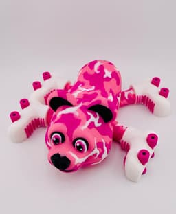 Camo Bears on Skates 3d model