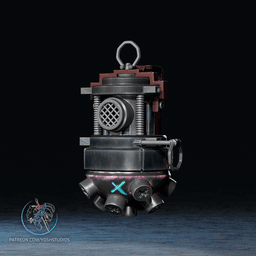 Jinx Grenade 3D Printer STL File 3d model