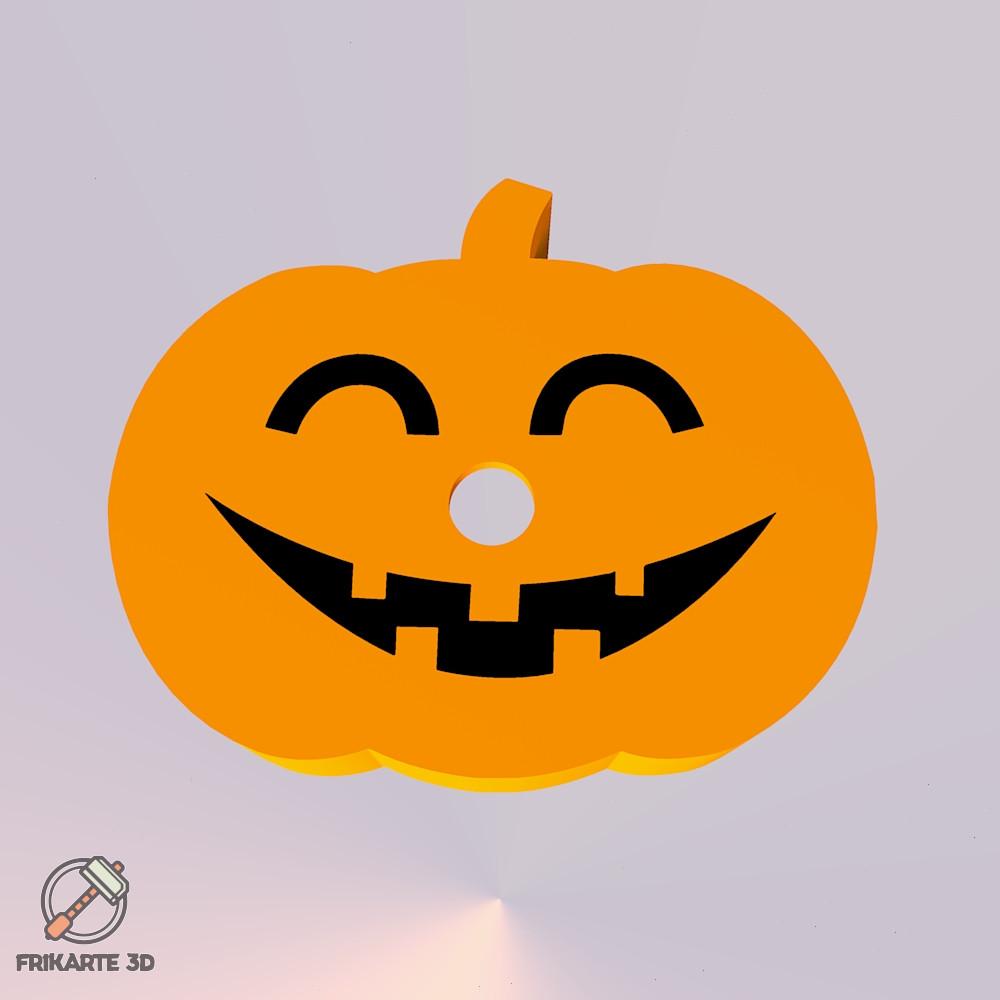 Halloween Pumpkin Candle Holder V2 Multicolor 3d model