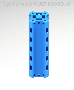 3 MU - X Multiboard Beam 3d model