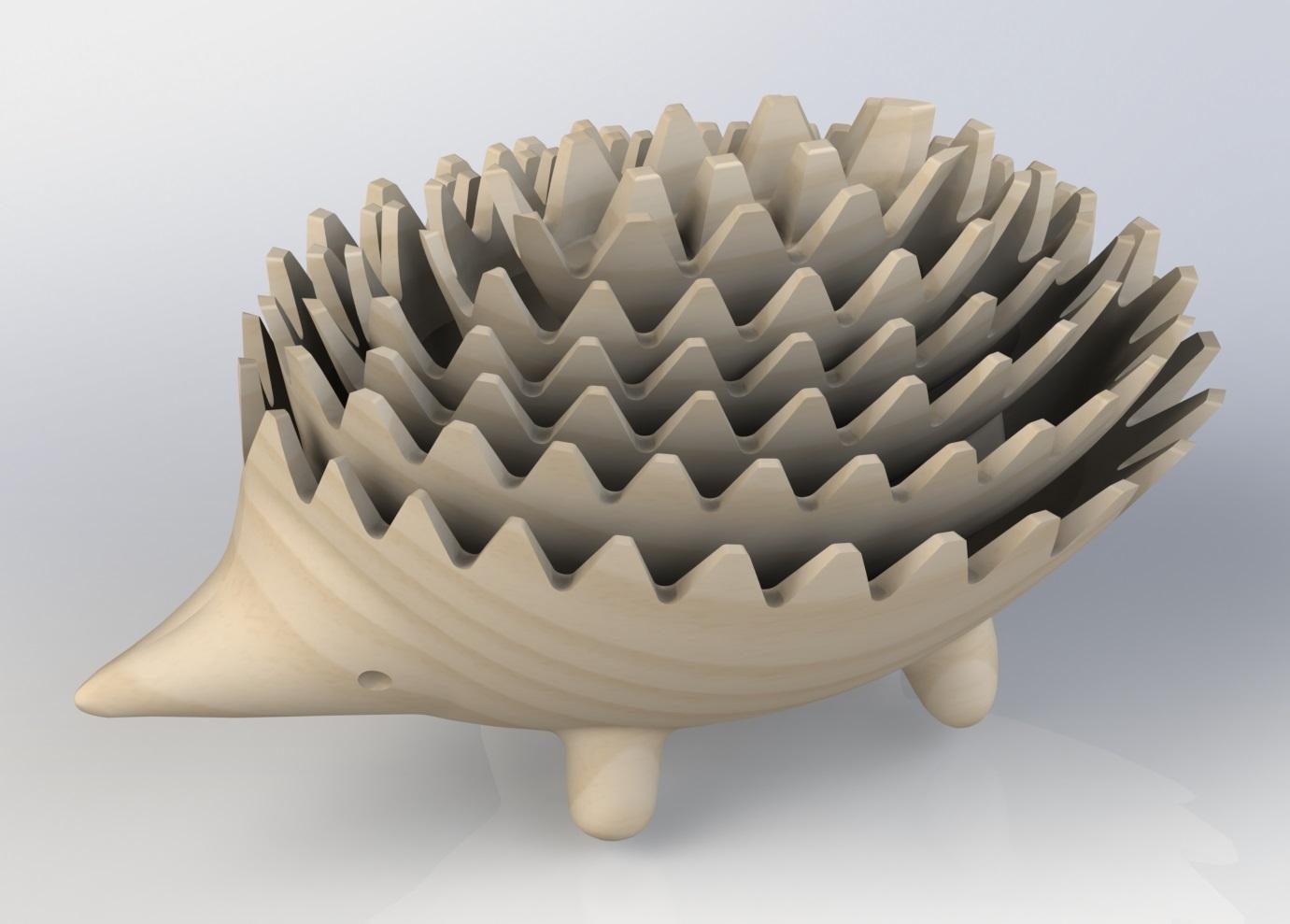 Stackable Hedgehogs 3d model