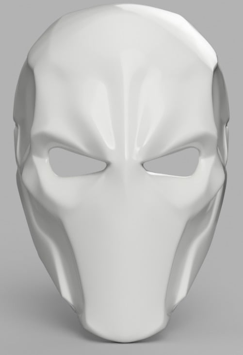 Deathstroke Mask with two eyes 3d model
