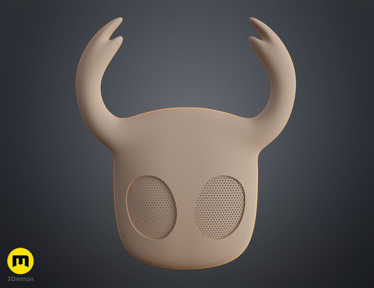 Hollow Knight Ghost Face Mask 3d model