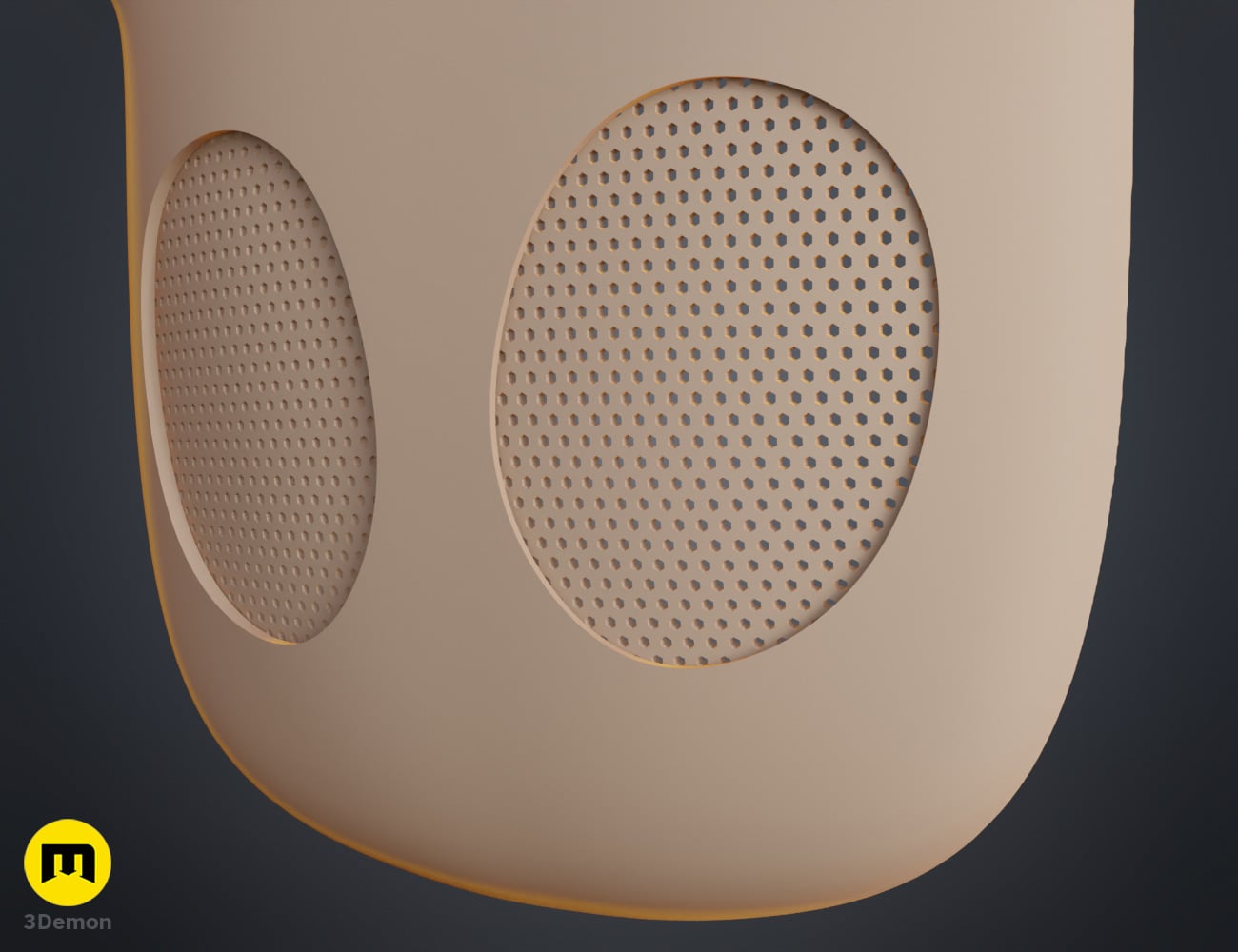 Hollow Knight Ghost Face Mask 3d model