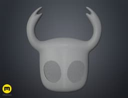 Hollow Knight Ghost Face Mask 3d model