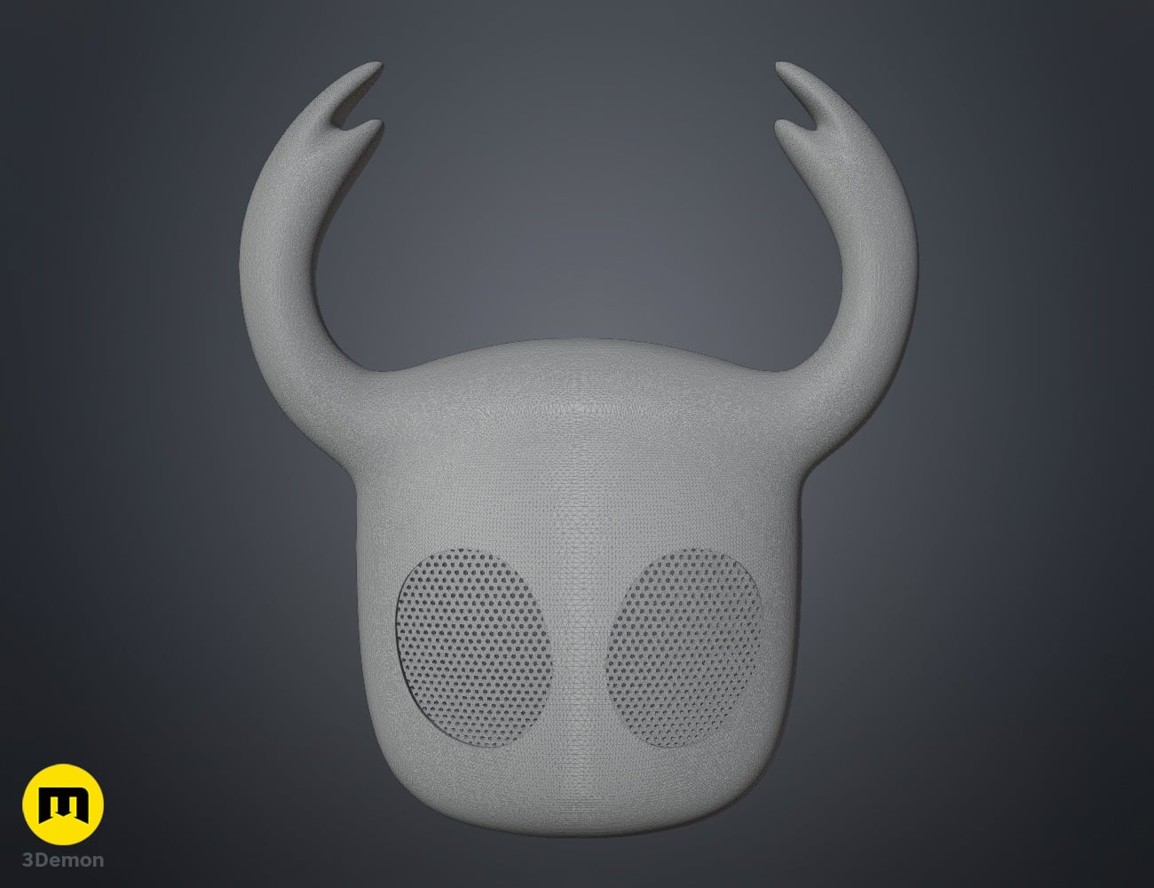 Hollow Knight Ghost Face Mask 3d model