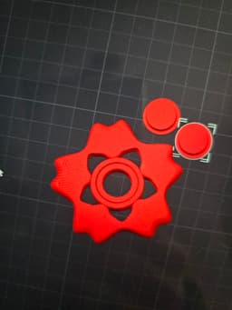 FIDGET Cherry Blossom spinner.stl 3d model