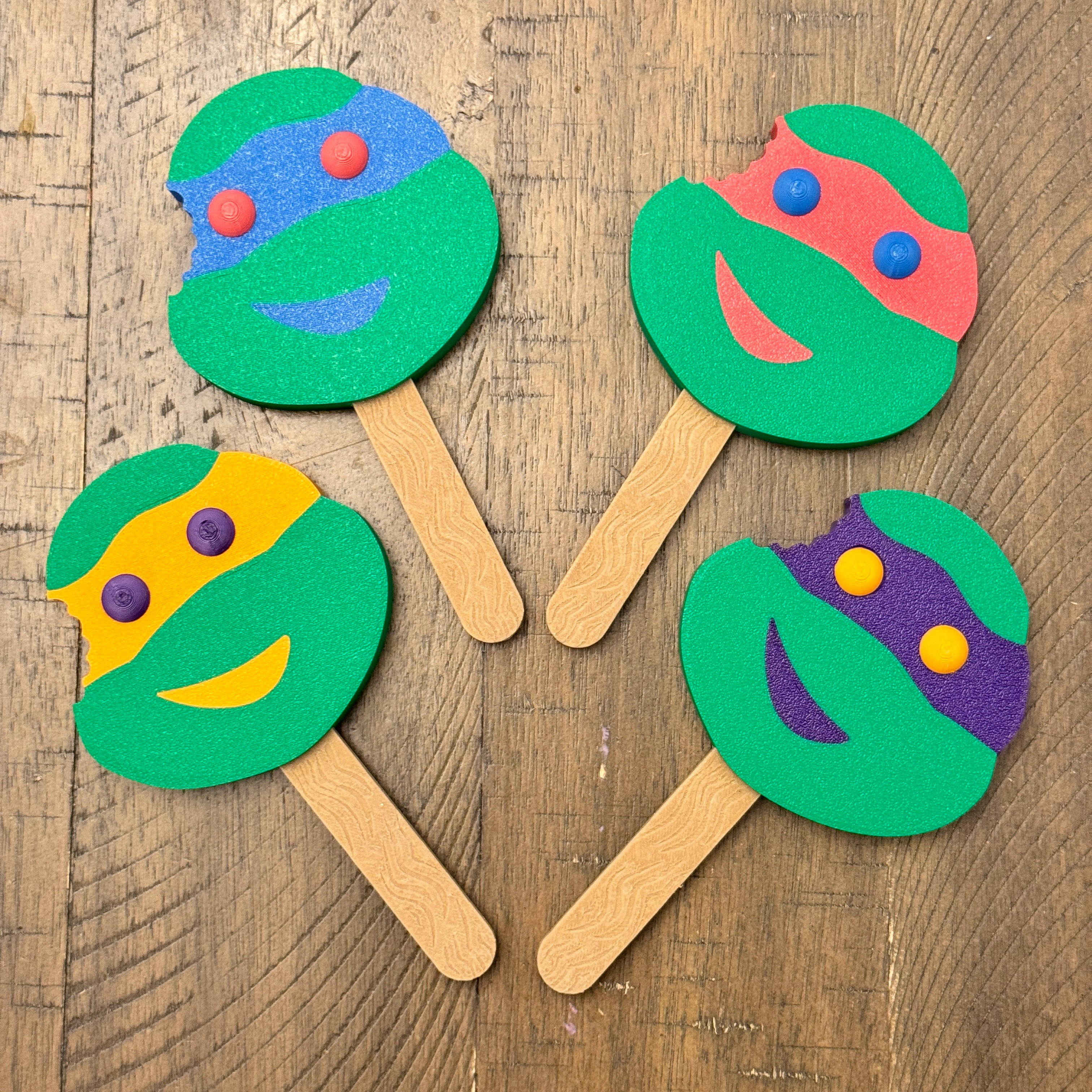 Turtles Popsicles Collection 3d model