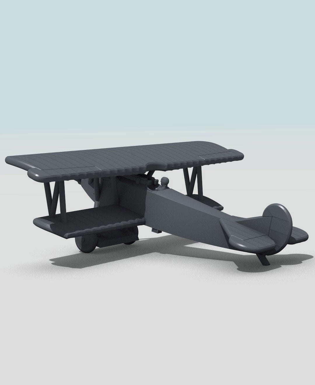 1:144 Fokker D.VII 3d model