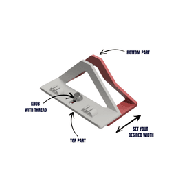 LAPTOP / TABLET STAND WITH LOCK MECHANISM / LAPTOP STAND / MACBOOK STAND / OFFICE ORGANIZER 3d model
