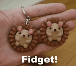 Hedgehog fidget 3d model