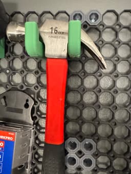 Hammer Holder for Multiboard 3d model