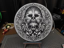 SW Chewbacca, Wall Art 3d model
