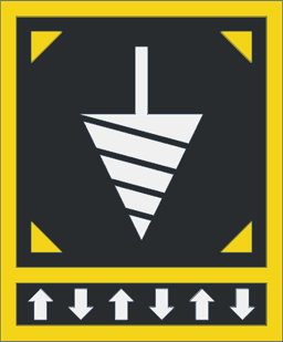 Helldivers 2 Stratagem Plaque (Tectonic Drill) 3d model