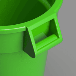 Garbage Recycle Bin 3d model