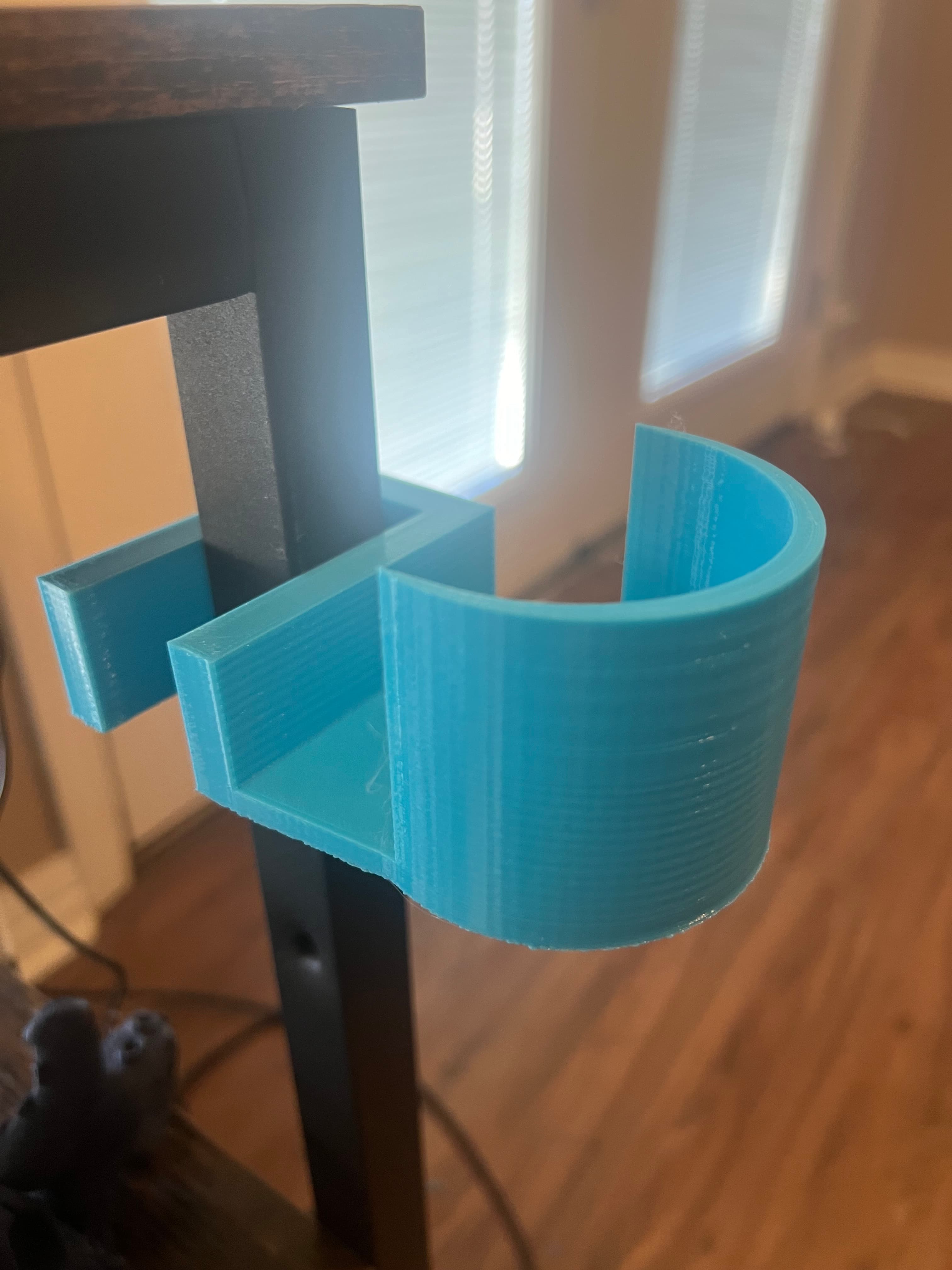 open can holder desk mount 3d model