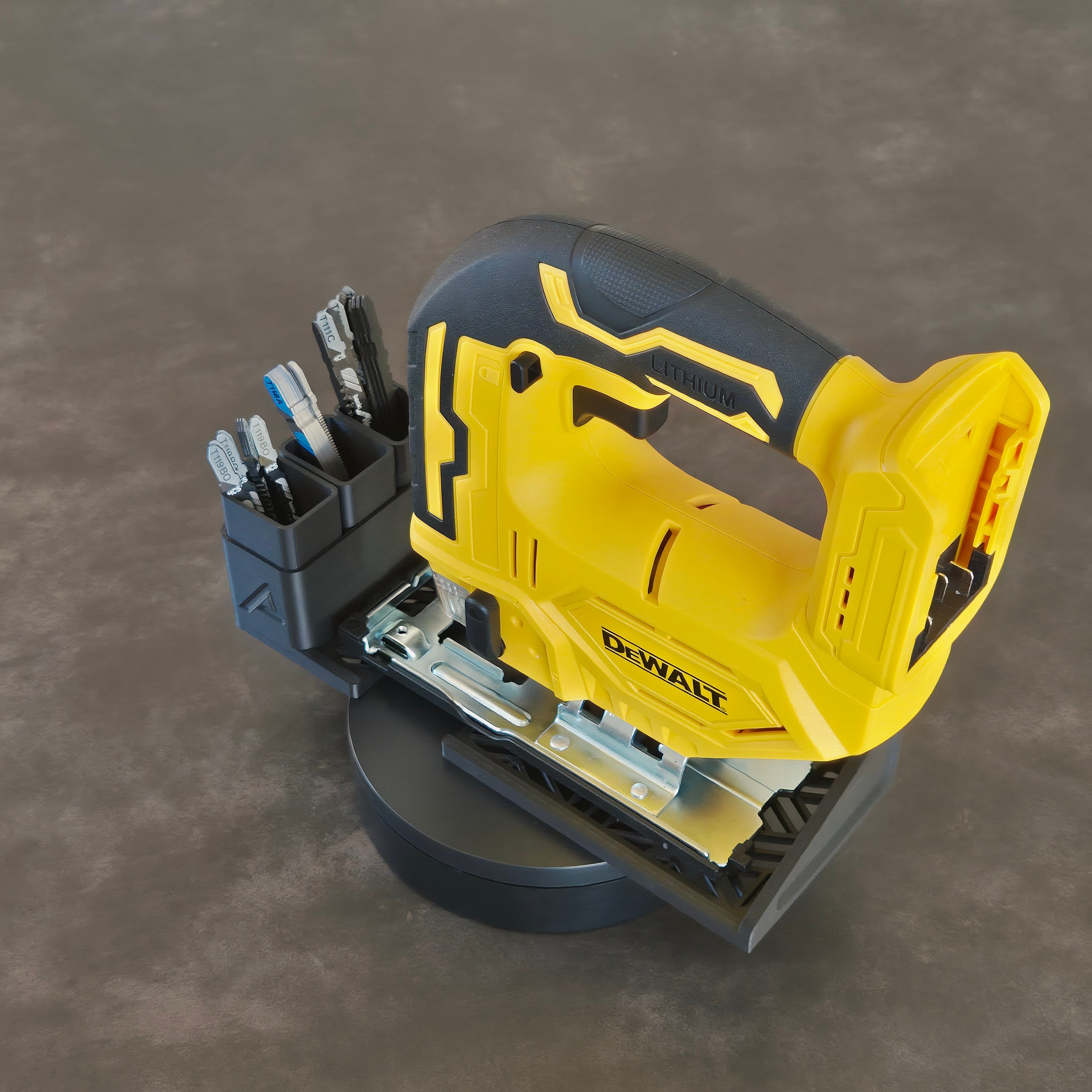Universal Jigsaw Wall Mount.stl 3d model