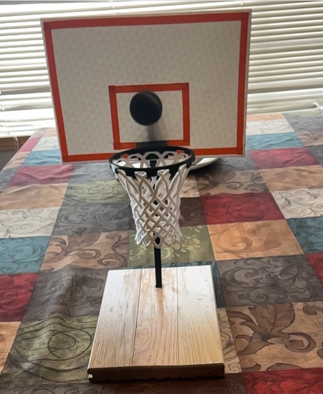 Cool model. A little mod to go on hardwood for that “court feel”😎