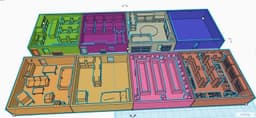 Bomb Shelter Hallway 02 3d model