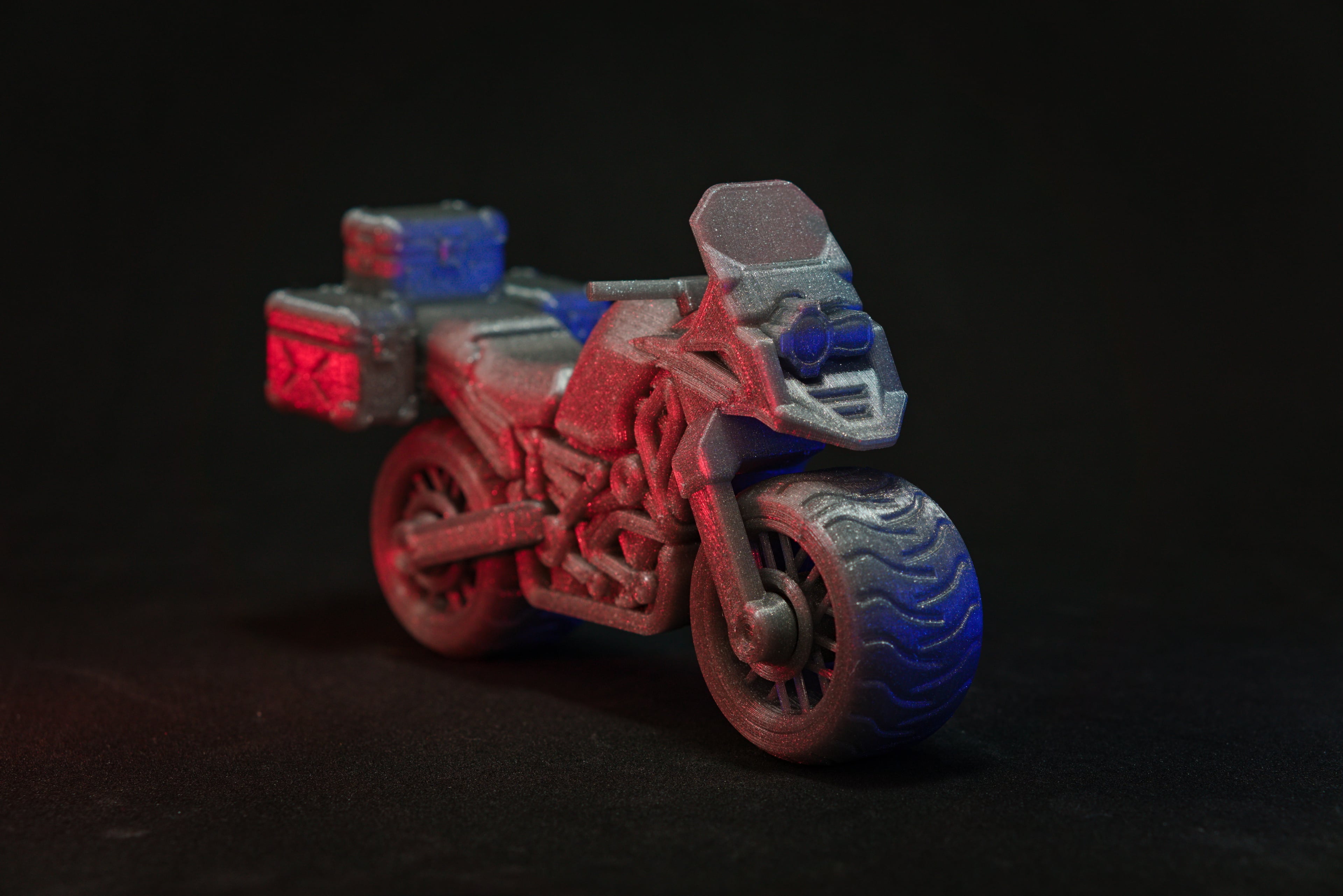 Touring Bike - Print in place 3d model