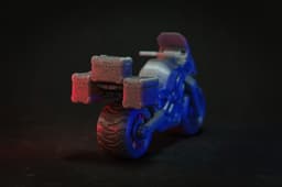 Touring Bike - Print in place 3d model