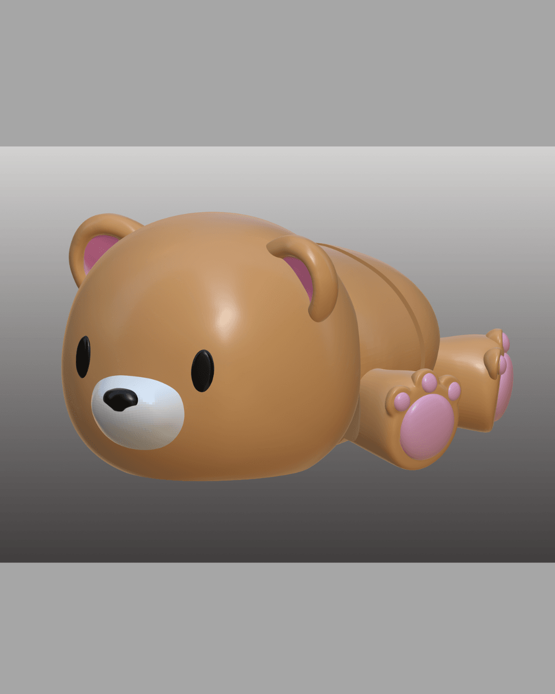 Cute Articulating Bear 3d model