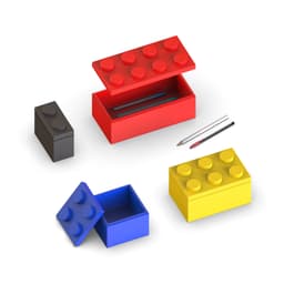 LEGO Organizer Set, 4 pcs Stackable Storage Container, LEGO Block, Modular Shelves, LEGO Brick Boxes 3d model