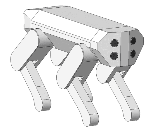 Robot Dog Designed.stp 3d model