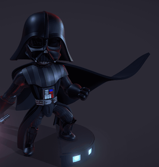 Mini Darth Vader 3d model