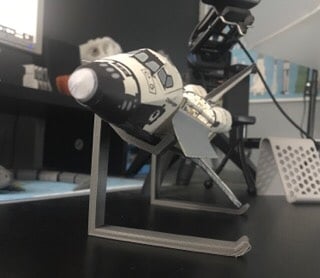 3D stand for AXM Space Shuttle 3d model