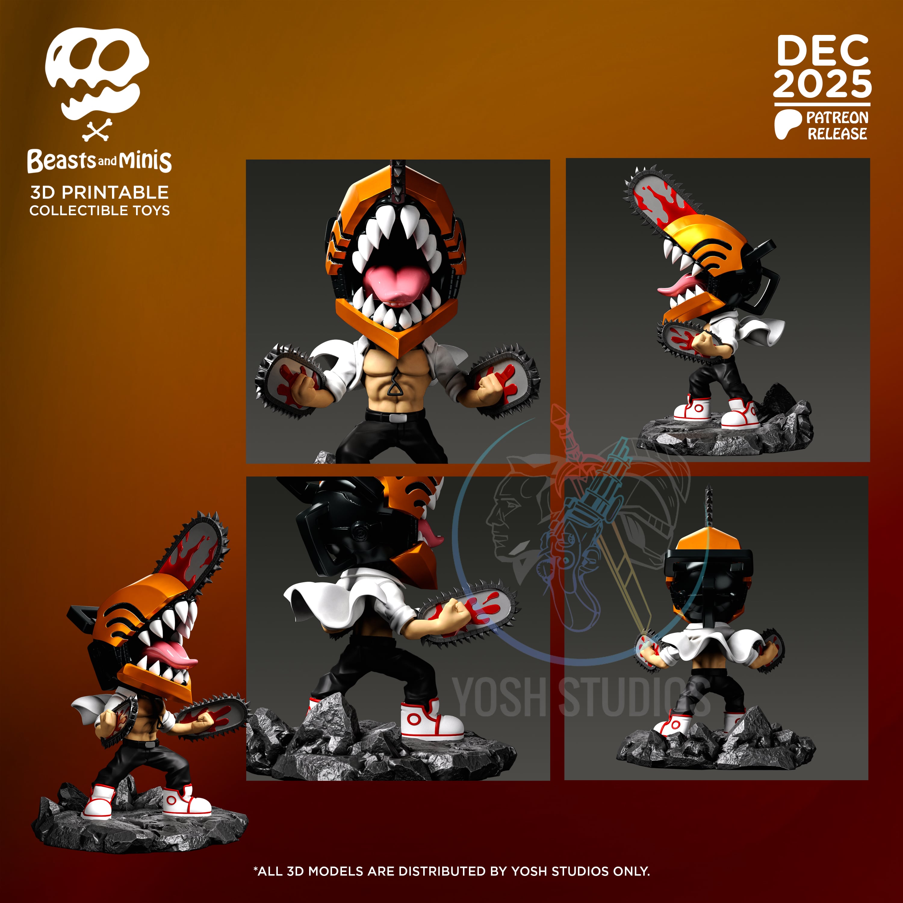 Denji Mini 3D Printer STL File 3d model