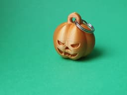 keychain halloween pumpkin 3d model