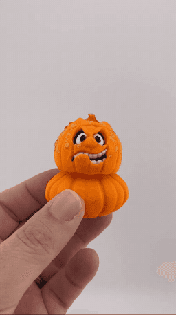 Pumpkin Mini Flexi -Scary 3d model
