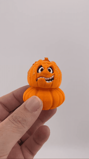 Pumpkin Mini Flexi -Scary 3d model