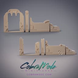 Ancient Wall Scatter Terrain 3d model