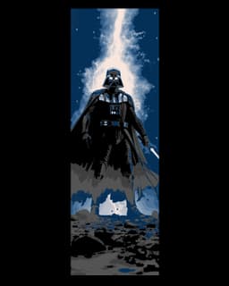 Fan art depictions of Darth Vader - set of bookmark 3d model