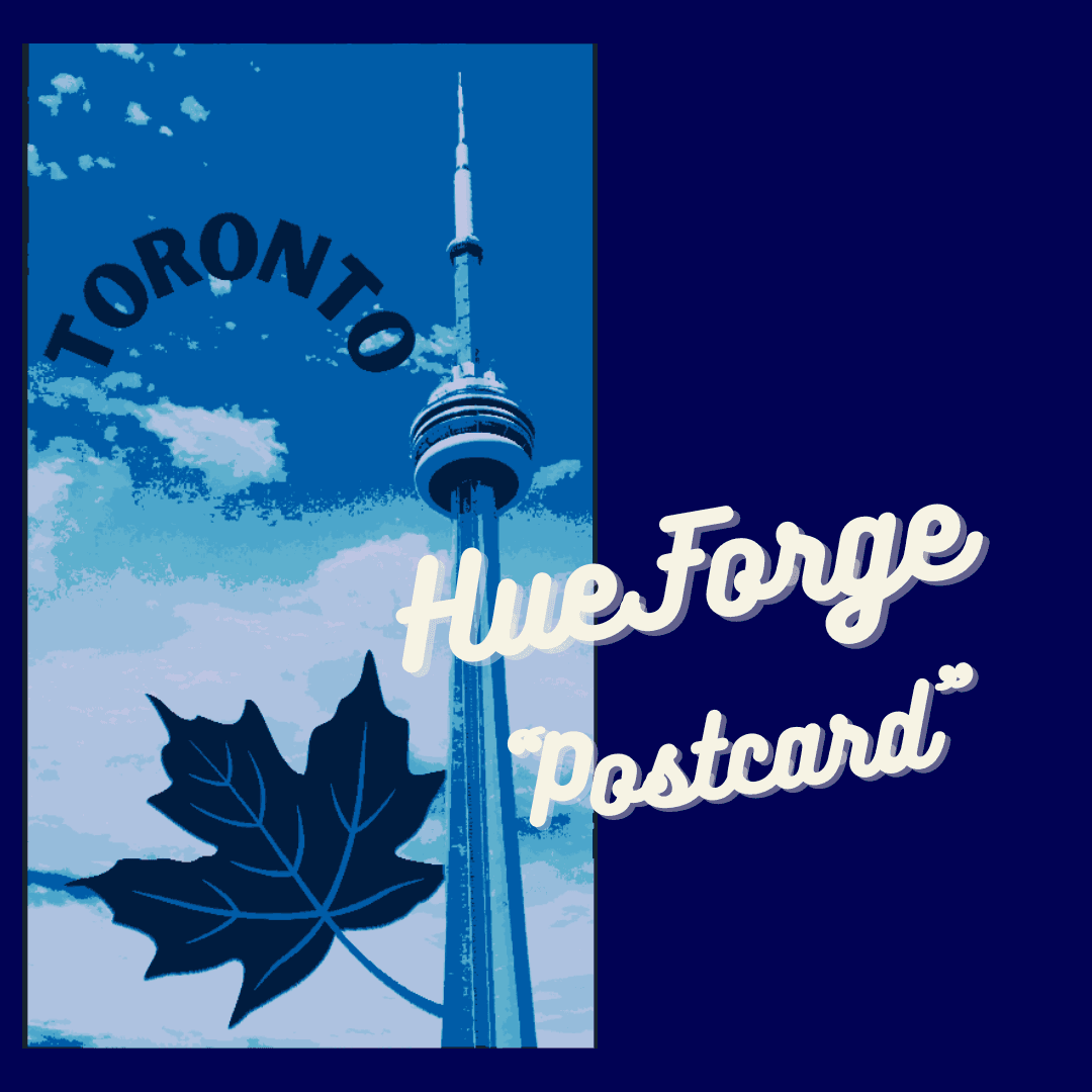 Toronto CN Tower Postcard - HueForge 3d model