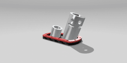 RC Car Drift Side Exhaust 1:10 3d model