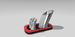 RC Car Drift Side Exhaust 1:10 3d model