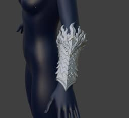 Dragon Hunter Bracers 3d model