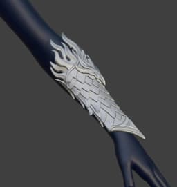 Dragon Hunter Bracers 3d model