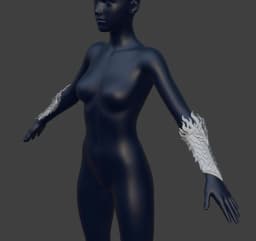 Dragon Hunter Bracers 3d model
